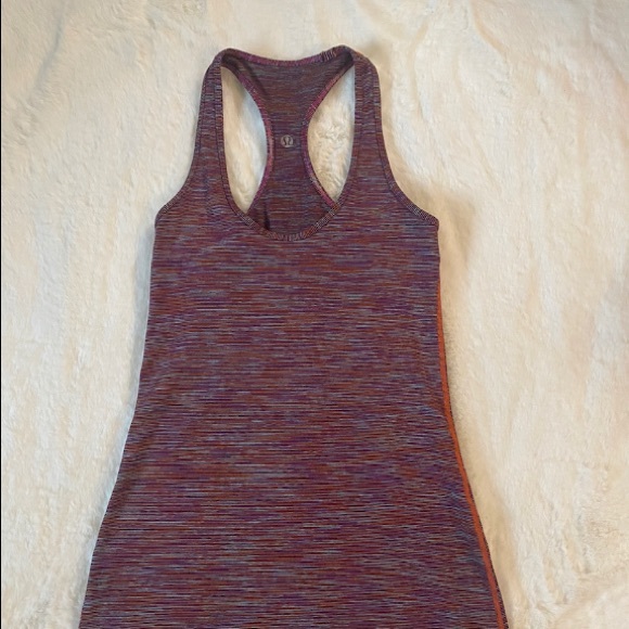 Lululemon Cool Racerback Multicolour Tank Top - Picture 11 of 11